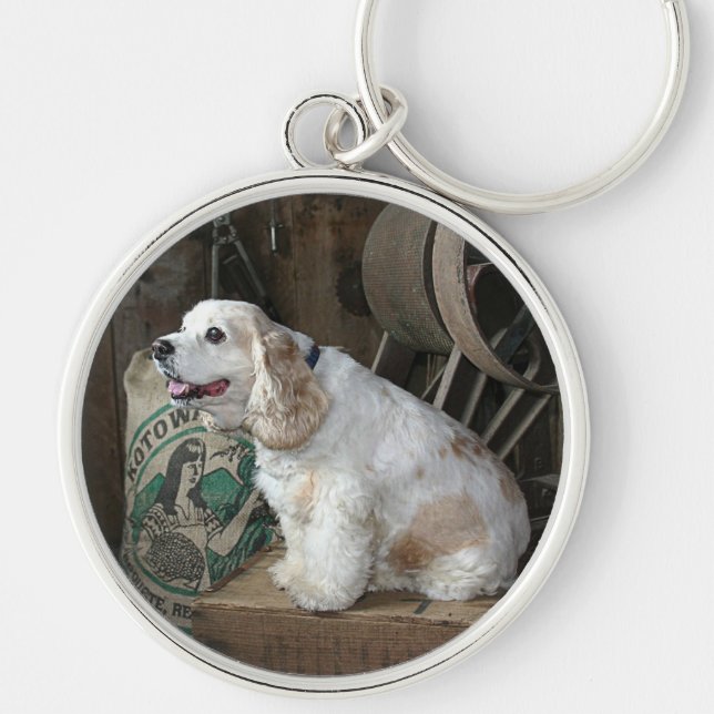 Cocker Spaniel Key Ring (Front)