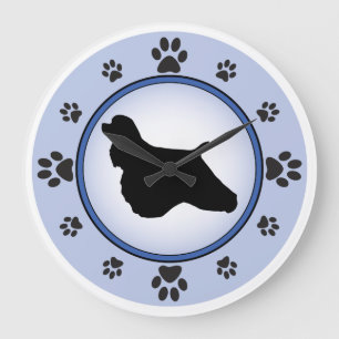 Cocker Spaniel Large Clock
