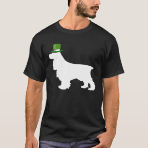 Cocker Spaniel Leprechaun Irish Funny St Patrick D T-Shirt