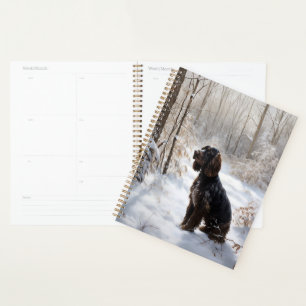Cocker Spaniel Let It Snow Christmas Planner