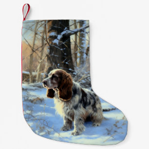 Cocker Spaniel Let It Snow Christmas Small Christmas Stocking