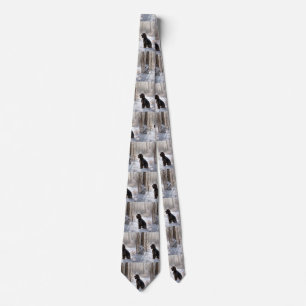 Cocker Spaniel Let It Snow Christmas  Tie