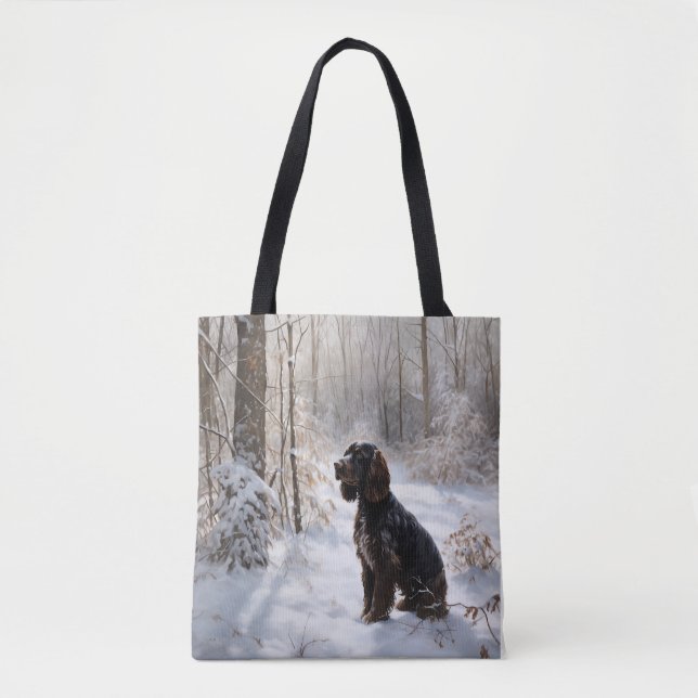 Cocker Spaniel Let It Snow Christmas  Tote Bag (Front)