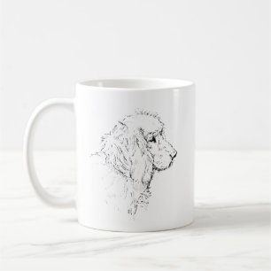 Cocker Spaniel – Line Art Sketch Dog Coffee Mug