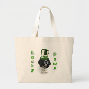 Cocker Spaniel Lucky Paws Large Tote Bag