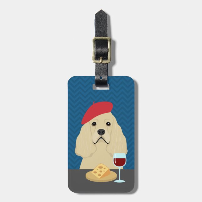 Cocker Spaniel Luggage Tags (Front Vertical)