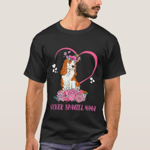 Cocker Spaniel Mama Women Girls Mom Mama T-Shirt