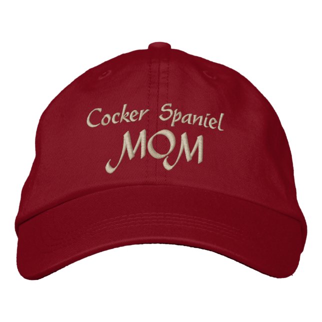 Cocker Spaniel  MOM Gifts Embroidered Hat (Front)