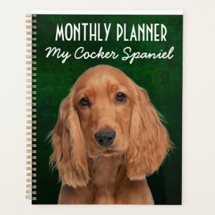 Cocker Spaniel Monthly Planner