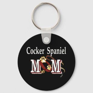 cocker spaniel mum Keychain