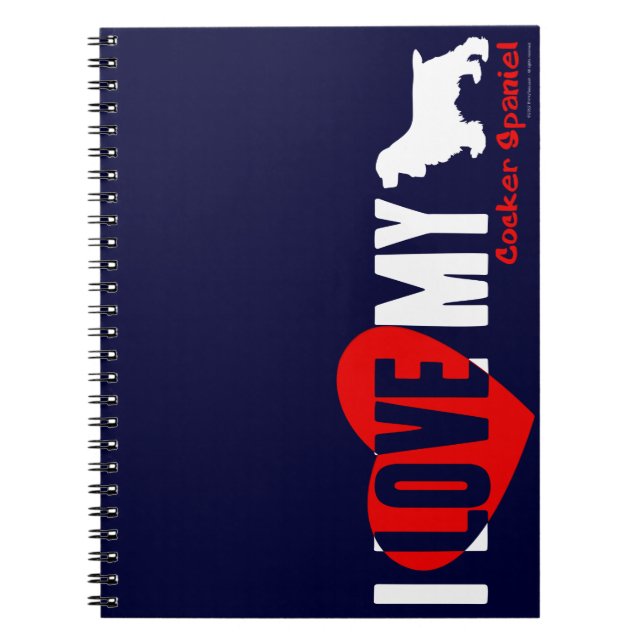 Cocker Spaniel Notebook (Front)