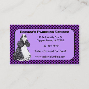 Cocker' Spaniel Parti Business Cards