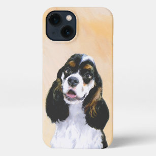 Cocker Spaniel (Parti) Painting - Original Dog Art iPhone 13 Case