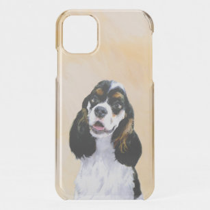 Cocker Spaniel (Parti) Painting - Original Dog Art iPhone 11 Case
