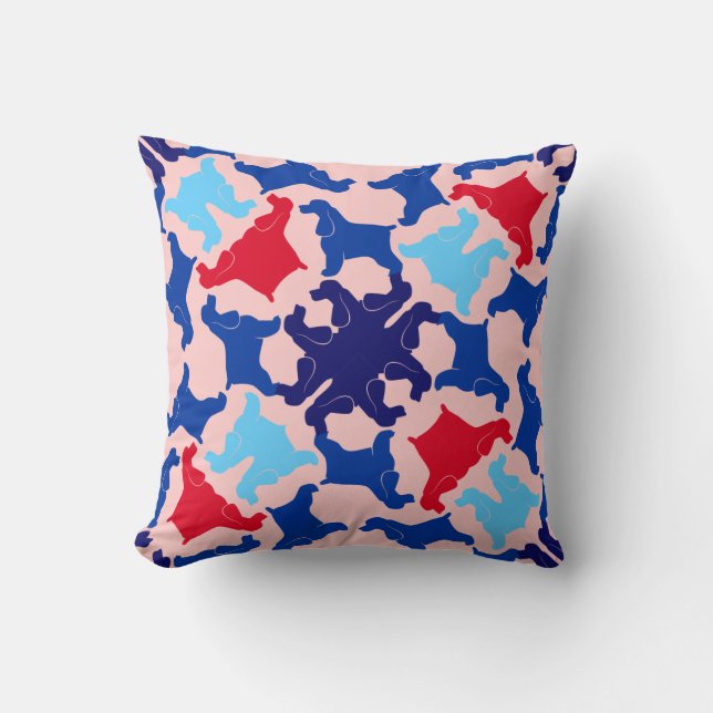Cocker Spaniel Pattern Cushion (Front)