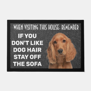 Cocker Spaniel personalised doormat