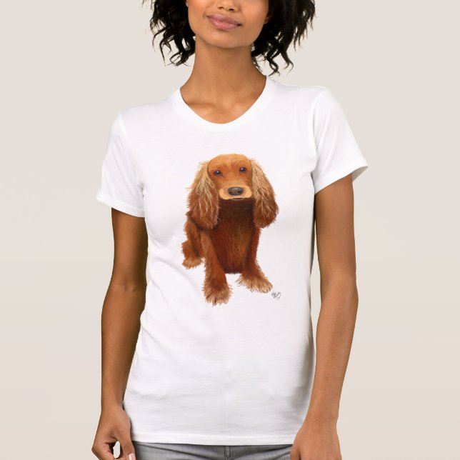 Cocker Spaniel Plain T-Shirt (Front)