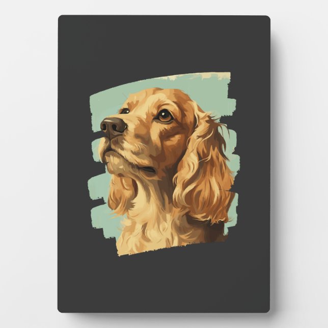 Cocker Spaniel Plaque (Front)