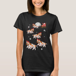Cocker Spaniel Reindeer Santa Xmas For Dog T-Shirt