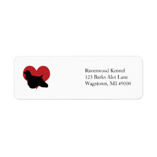 Cocker Spaniel Return Address Label