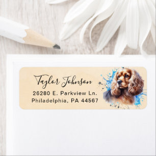 Cocker Spaniel Return Address Label
