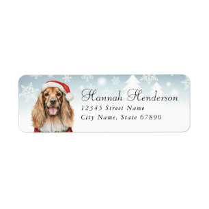 Cocker Spaniel Return Address Labels