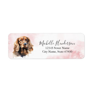 Cocker Spaniel Return Address Labels