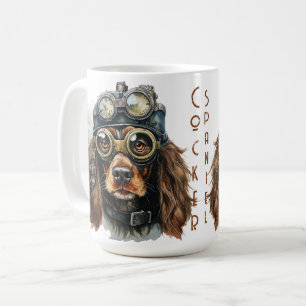 Cocker Spaniel Steampunk Dog Coffee Mug