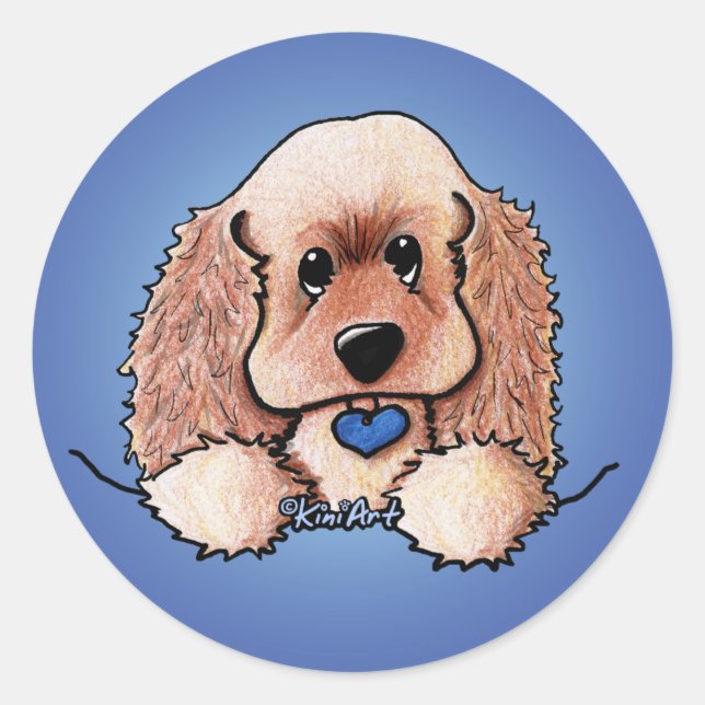 Cocker Spaniel Stickers (Front)