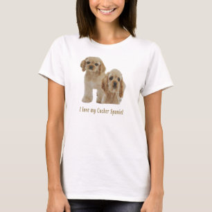 Cocker spaniel t-shirts