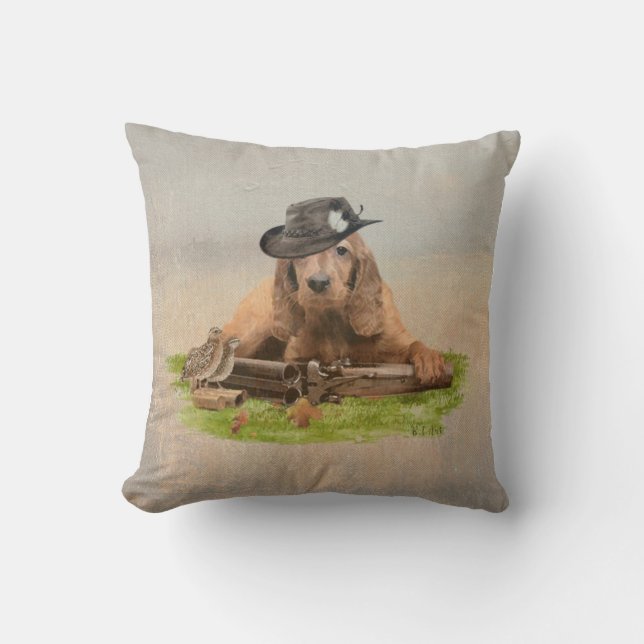 Cocker Spaniel Tapestry Poster Acrylic Print Tript Cushion (Front)
