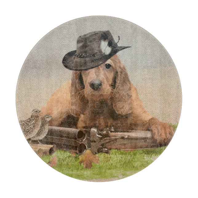 Cocker Spaniel Tapestry Poster Acrylic Print Tript Cutting Board (Front)
