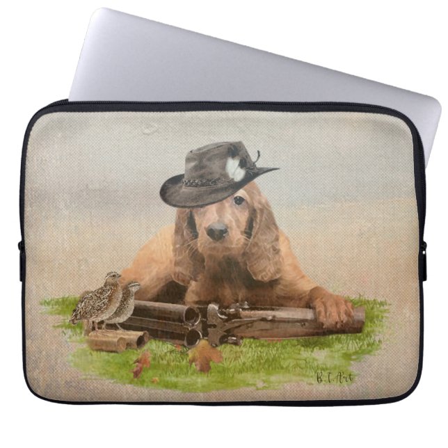 Cocker Spaniel Tapestry Poster Acrylic Print Tript Laptop Sleeve (Front)