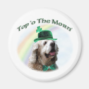 Cocker Spaniel Top of the Morn'; St. Patrick's day Magnet