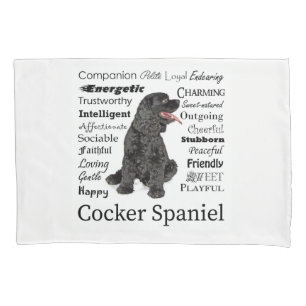 Cocker Spaniel Traits Pillowcase
