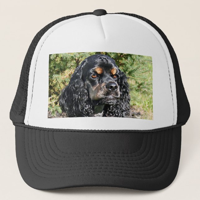 Cocker Spaniel Trucker Hat (Front)