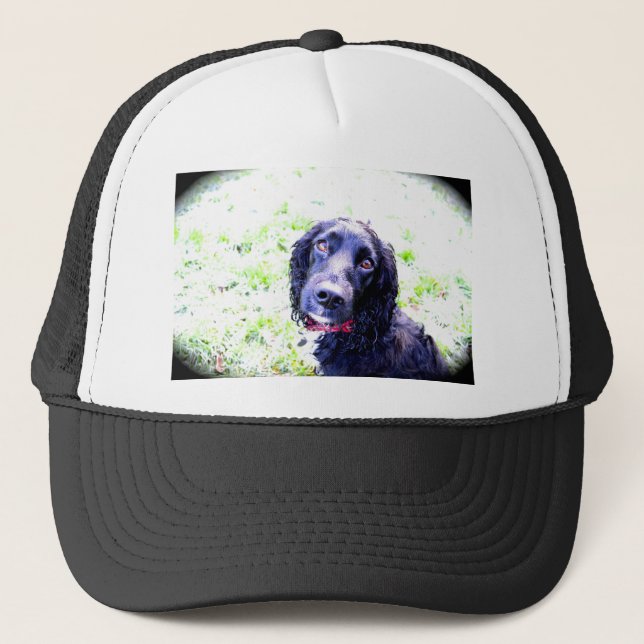 Cocker Spaniel Trucker Hat (Front)