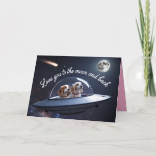 Cocker Spaniel Valentine Card