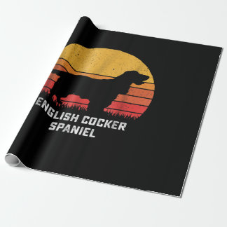 Cocker Spaniel | Vintage English Cocker Spaniel Wrapping Paper