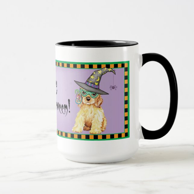 Cocker Spaniel Witch Mug (Right)