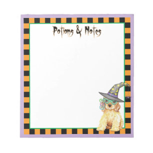 Cocker Spaniel Witch Notepad