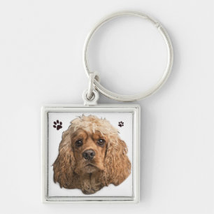 cocker Spaniels Key Ring