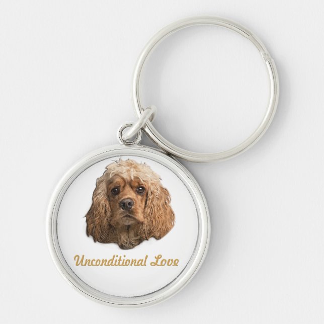 cocker Spaniels Key Ring (Front)