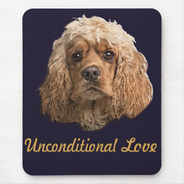 cocker Spaniels Mouse Pad (Front)