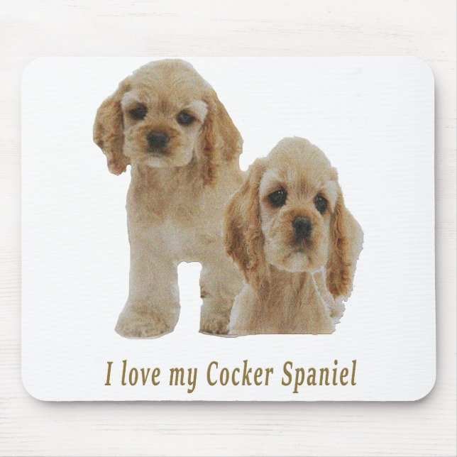 cocker spaniels mouse pad (Front)