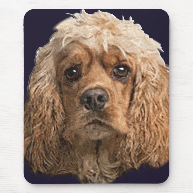 cocker Spaniels Mouse Pad (Front)
