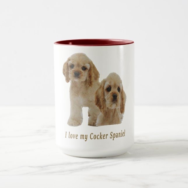 cocker spaniels mug (Center)