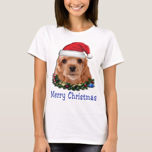 Cocker Spaniels T-Shirt (Front)