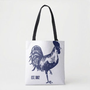Cockerel Est. 1882 Tote Bag