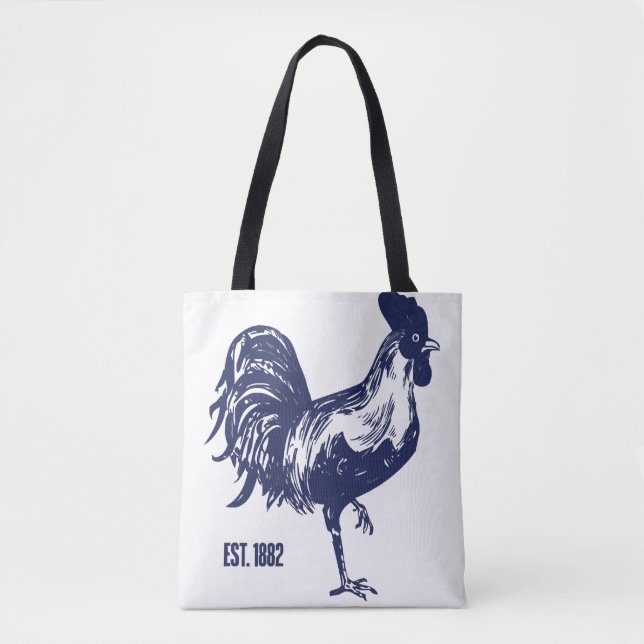 Cockerel Est. 1882  Tote Bag (Front)